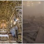 Teto de igreja no Pelourinho desaba e deixa uma pessoa morta e cinco feridas