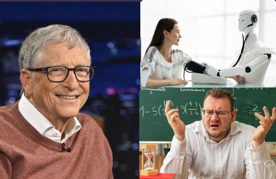 Bill Gates afirma que a inteligência artificial substituirá médicos e professores nos próximos 10 anos Bill Gates afirma que a inteligência artificial substituirá médicos e professores nos próximos 10 anos