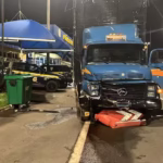 Caminhoneiro joga caminhão em posto da PRF como forma de protesto