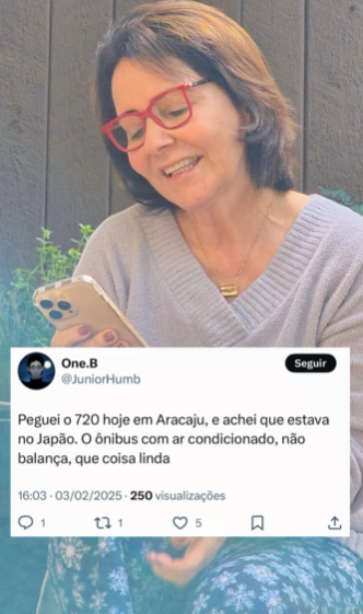 Durante sua passagem pelo Canadá, Emília Corrêa atualiza suas redes sociais, compartilhando que está de olho em tudo que ocorre em Aracaju