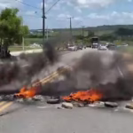 Moradores de Japaratuba protestam após morte de jovem em abordagem policial