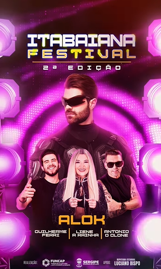 Dj Alok está chegando para animar Itabaiana