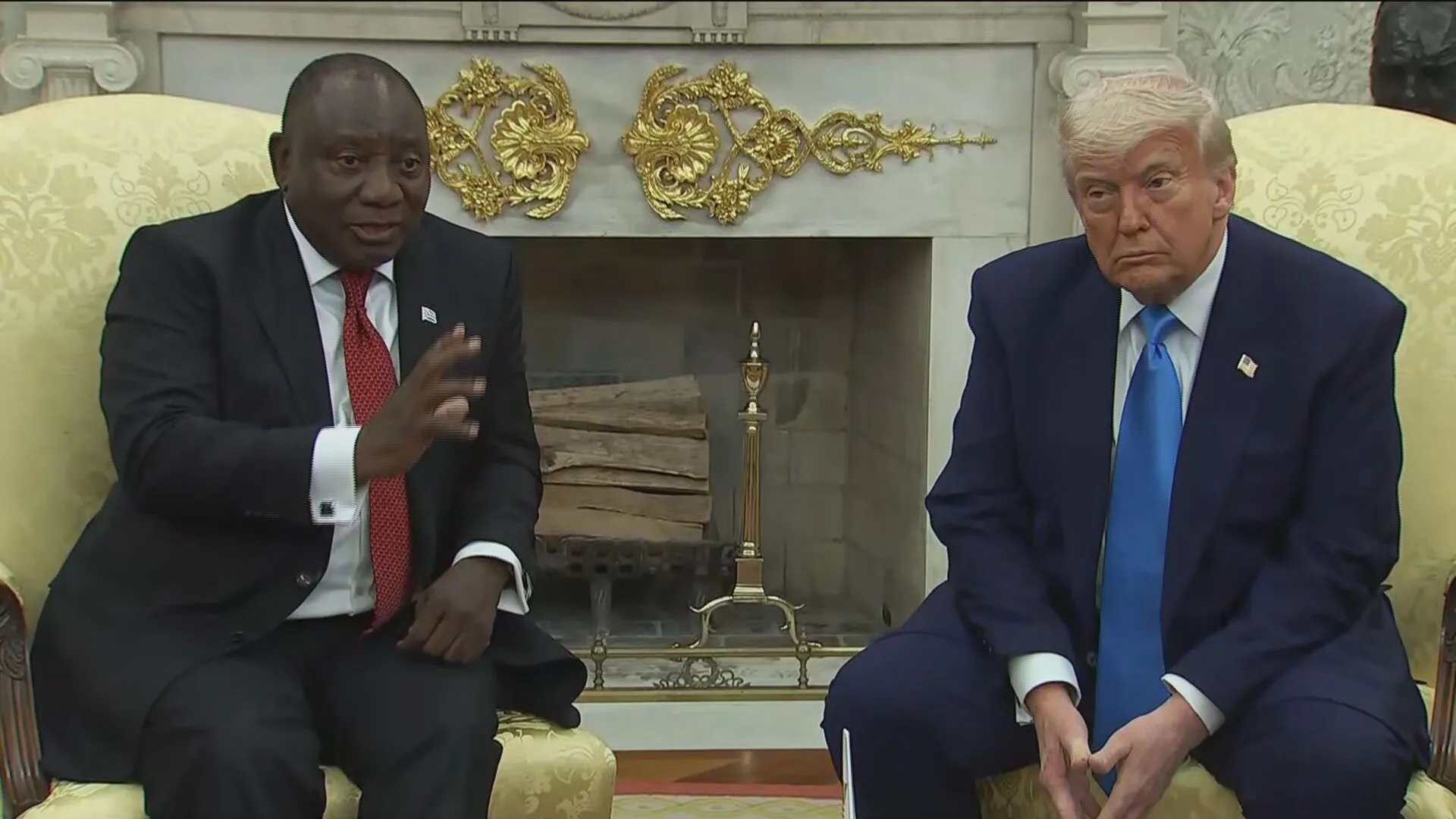 Trump cobra ao presidente sul-africano sobre “genocídio de brancos” Trump cobra ao presidente sul-africano sobre “genocídio de brancos”