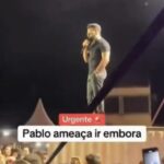 Pablo exige que a fã seja retirada do local do show; “Ou ela sai, ou eu saio”