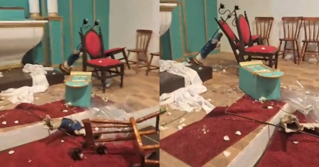 Igreja histórica é vandalizada na Bahia