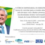 Governador de Goiás, Ronaldo Caiado, fará visita à Sergipe e reunirá personalidades do estado