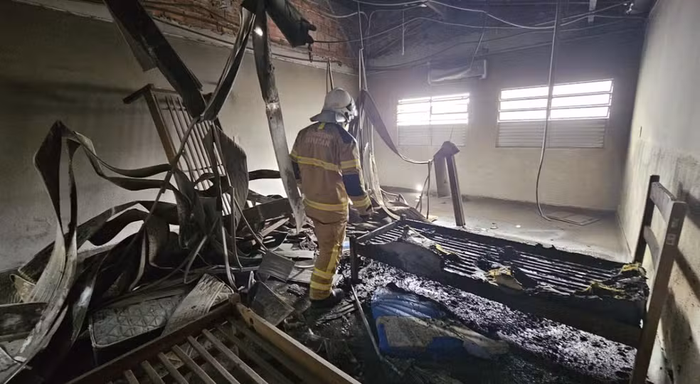 Centro de Atenção Psicossocial (CAPS) é atingido por fogo em Aracaju Centro de Atenção Psicossocial (CAPS) é atingido por fogo em Aracaju