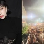 Fãs da Lady Gaga passam a madrugada na frente do Copacabana Palace