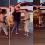 Homem embriagado é nocauteado por policial após reagir a abordagem em Goiânia
