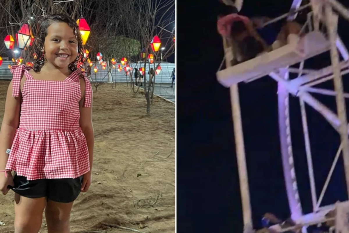 Criança cai de roda-gigante durante festa no interior baiano Criança cai de roda-gigante durante festa no interior baiano