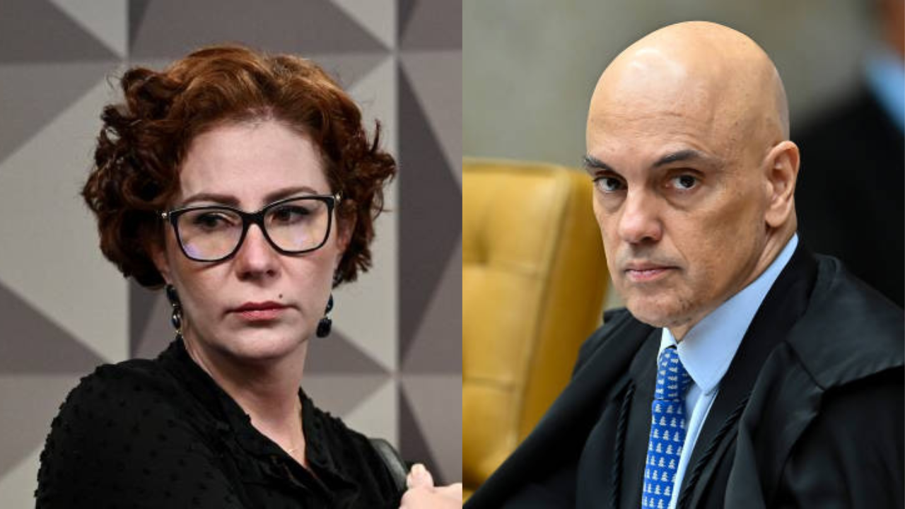 Alexandre de Moraes pede inclusão de Carla Zambelli em lista de procurados pela Interpol