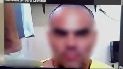 Detento foge durante audiência virtual em Goiás Detento foge durante audiência virtual em Goiás
