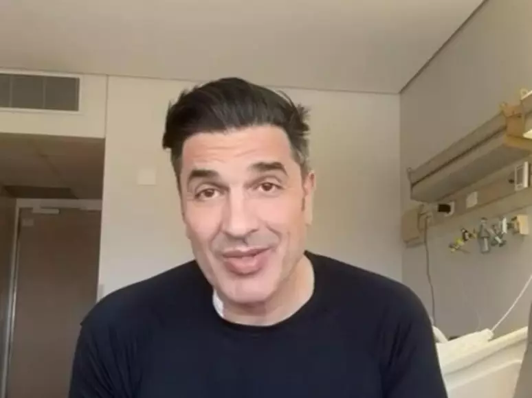 Edu Guedes faz sua primeira aparição pública após passar por cirurgia de emergência para retirada de tumor