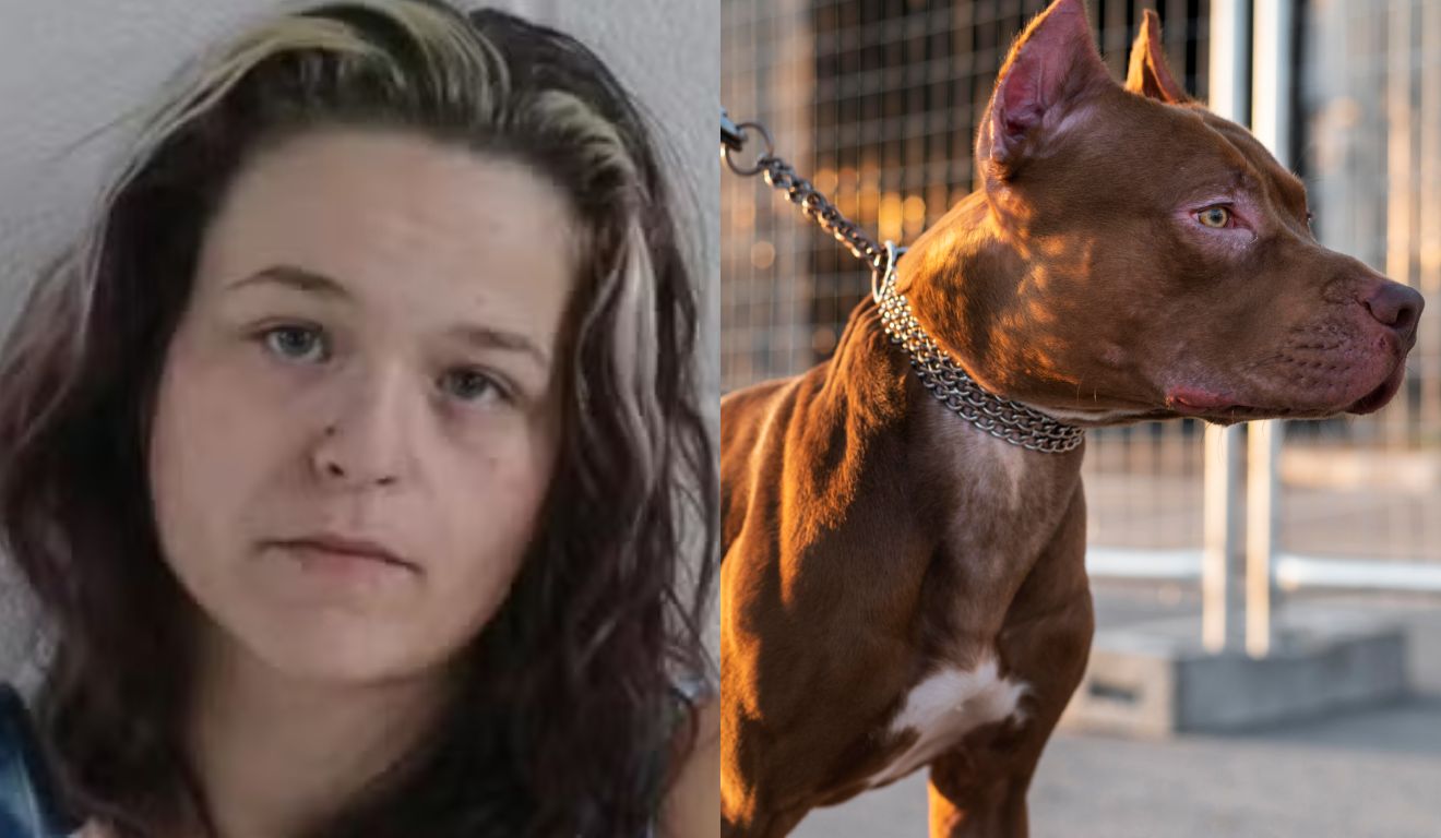 Mãe é condenada a 28 anos de prisão por algemar seu filho para sofrer ataques de Pitbull nos EUA Mãe é condenada a 28 anos de prisão por algemar seu filho para sofrer ataques de Pitbull nos EUA
