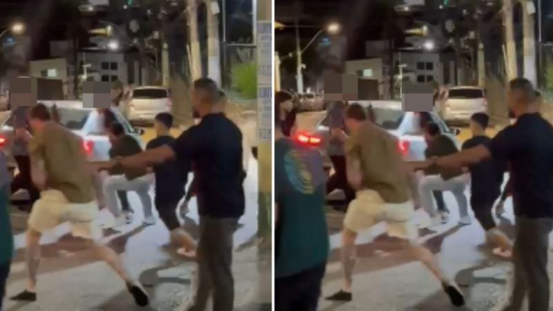 Jovens causam briga generalizada em bairro nobre de Salvador Jovens causam briga generalizada em bairro nobre de Salvador