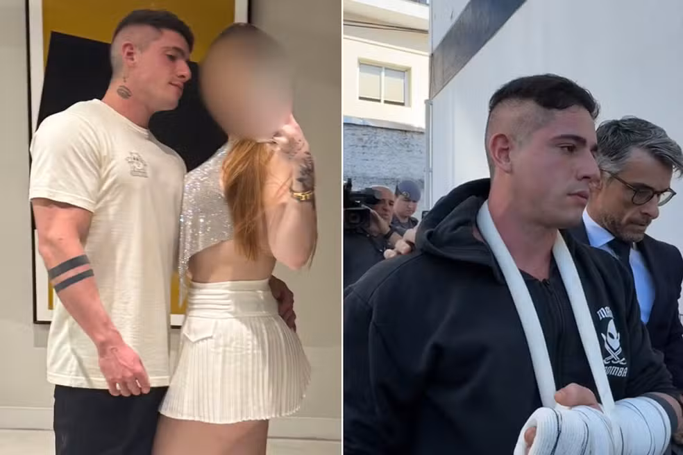 Fisiculturista é preso em SP, suspeito de quebrar a mão da namorada durante episódio de agressão