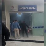 Homem ateia fogo em lotérica de shopping em Santa Catarina; 5 pessoas ficam feridas