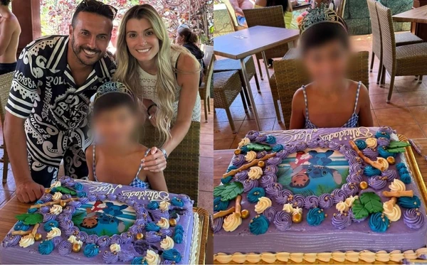 Filho de ex-jogador do Barcelona sofre ataques após festa de aniversário com vestido roxo Filho de ex-jogador do Barcelona sofre ataques após festa de aniversário com vestido roxo