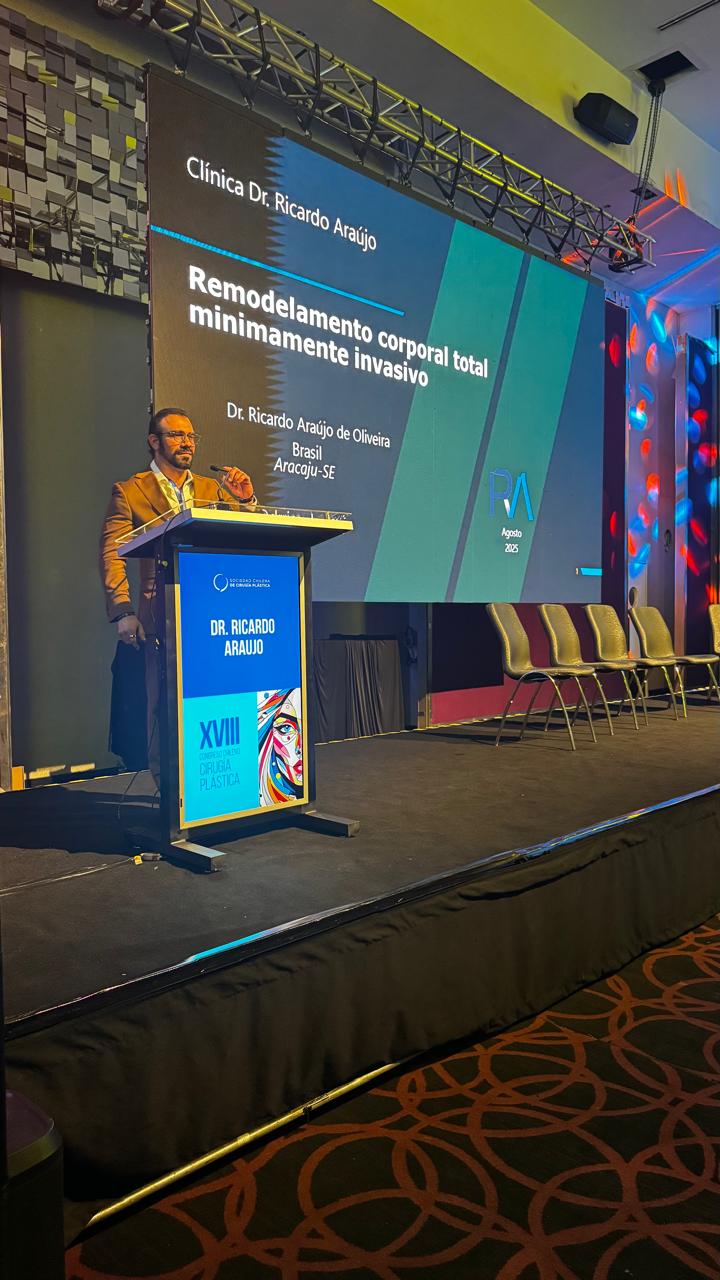 Cirurgião plástico sergipano, Dr. Ricardo Araújo, está representando o Brasil em congresso internacional no Chile