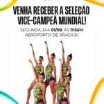 Seleção de Ginástica Artística desembarca em Aracaju na próxima segunda-feira após feito inédito