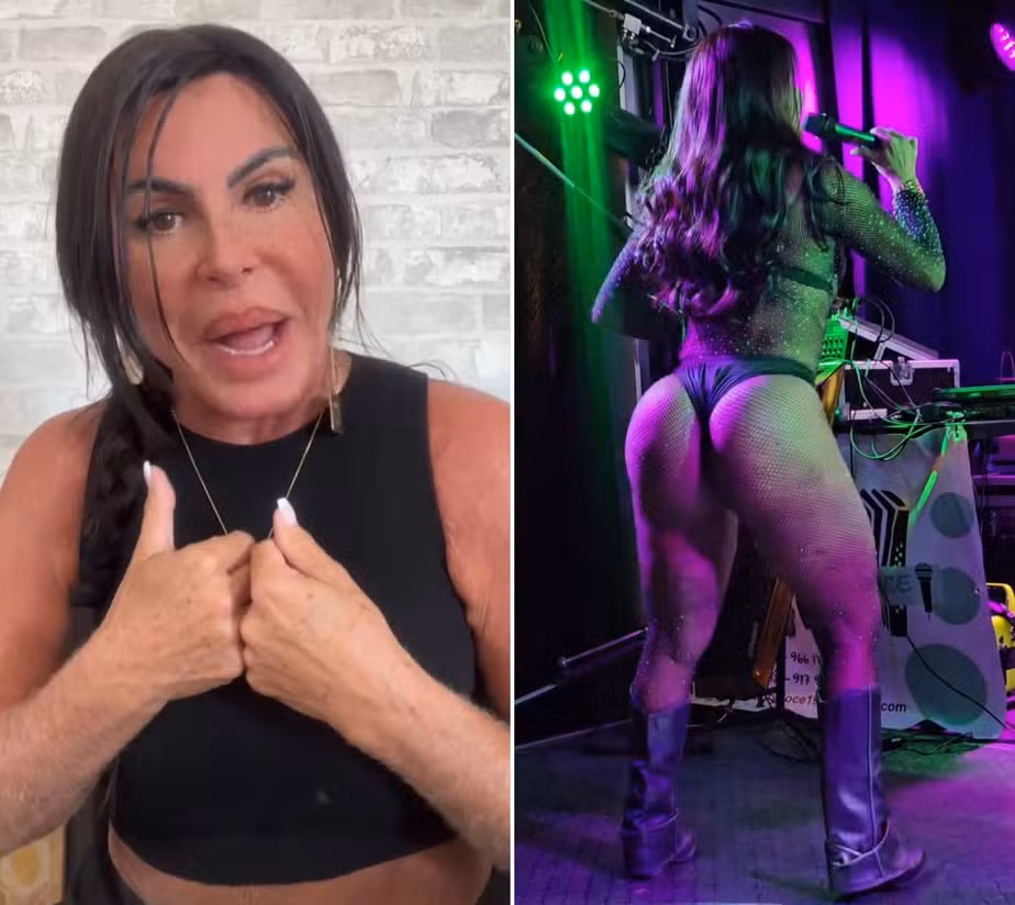 Gretchen rebate críticas após vídeo sensual em show em Portugal