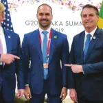 Eduardo Bolsonaro declara que possíveis sanções contra autoridades brasileiras devem ser aplicadas pelos EUA após condenação de seu pai