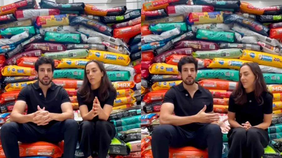 Filha de Faustão pede doação de ração como presente de casamento Filha de Faustão pede doação de ração como presente de casamento