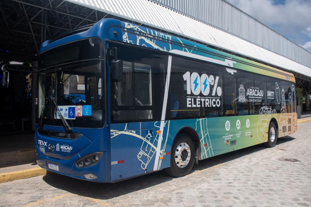 Ônibus elétricos voltam às atividades em Aracaju