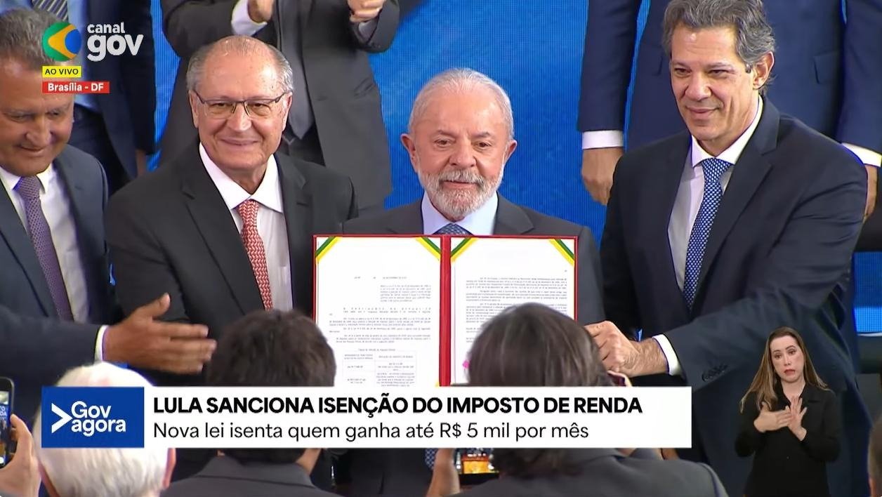 Lula sanciona isenção de imposto de renda para pessoas que ganham até R mil por mês a partir de 2026 Lula sanciona isenção de imposto de renda para pessoas que ganham até R mil por mês a partir de 2026