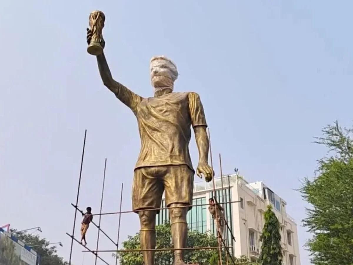 Jogador Lionel Messi será homenageado com estátua de mais de 21 metros de altura na Índia