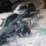 Cliente fica ferido após painel de vidro cair do 4º andar de prédio comercial em Buenos Aires