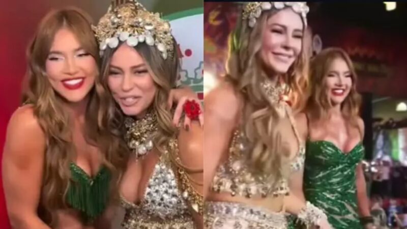 Web acusa Paolla Oliveira de tentar ofuscar Virginia Fonseca durante ensaio da Grande Rio