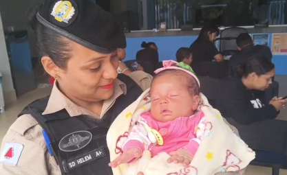 Câmeras registram abandono de bebê em área de mata em MG