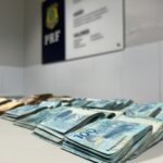 PRF apreende R$ 67 mil em dinheiro vivo durante abordagem em Nossa Senhora do Socorro