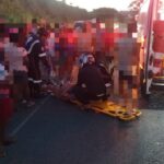 Idosa de 70 anos fica ferida após atropelamento em Salgado