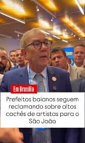 Prefeitos de municípios baianos definem teto de R$ 700 mil para atrações de festas juninas