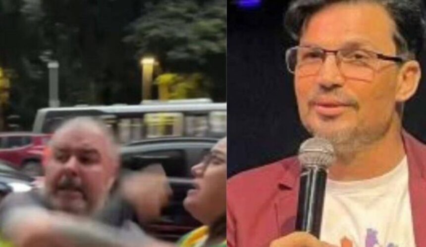 Pastor Flávio Amaral se envolve em briga durante ato pró-Jair Bolsonaro na Avenida Paulista, em São Paulo