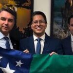 Flávio Bolsonaro anuncia Ricardo Marques como pré-candidato do PL ao Governo de Sergipe