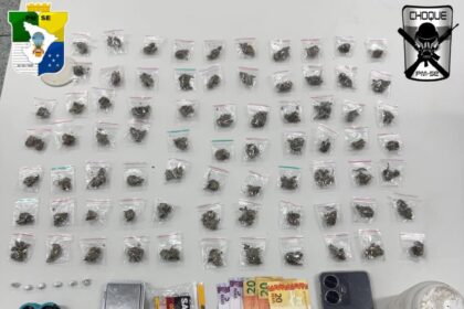 Homem é preso por tráfico de drogas no Japãozinho após tentativa de fuga
