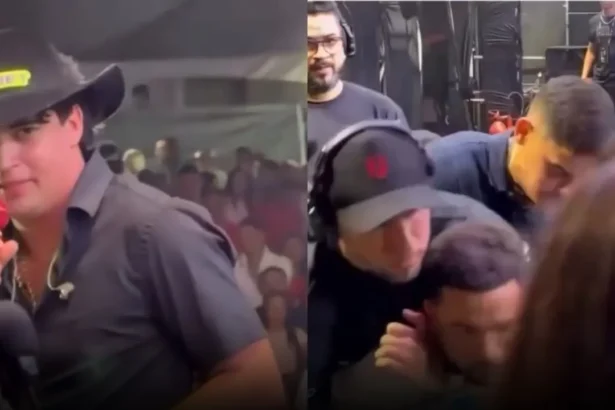 Homem invade palco e ameaça “murro na costela” do cantor Natanzinho Lima no Piauí