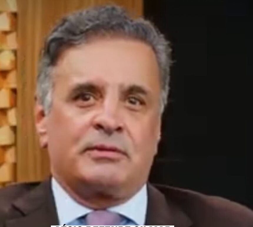 Aécio Neves crítica relatório da CPI