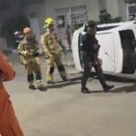 Carro capota em Itabaiana e deixa motorista ferido