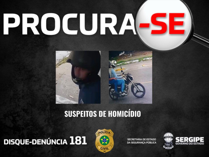 DHPP divulga imagens de suspeitos de homicídi0 na Coroa do Meio e pede apoio da população