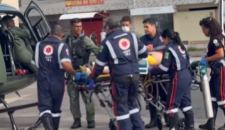 Homem fica gravemente ferido após colisão com ônibus e atropelamento em Itabaiana