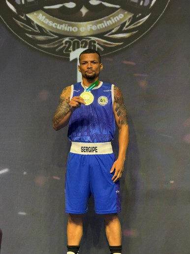Sergipano Cássio Oliveira conquista bicampeonato brasileiro de boxe olímpico