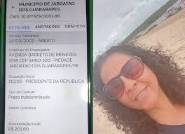 Mulher descobre cadastro como “presidente da República” após tentar emprego em Jaboatão dos Guararapes