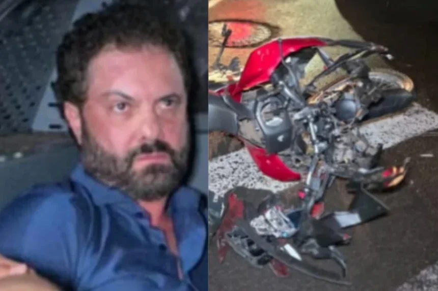 Empresário é preso após causar acidente que mat0u motoboy e at1rar contra manifestantes no Paraná