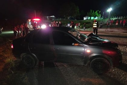 Motociclista morre em colisão frontal na SE-488 e mulher é hospitalizada em Indiaroba