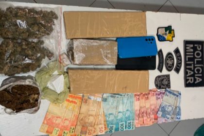 Dois homens são presos em flagrante por tráfico de drogas e associação em Capela