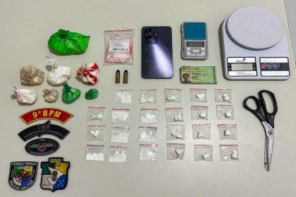 Homem é preso com cocaína, munições e balanças de precisão em Capela